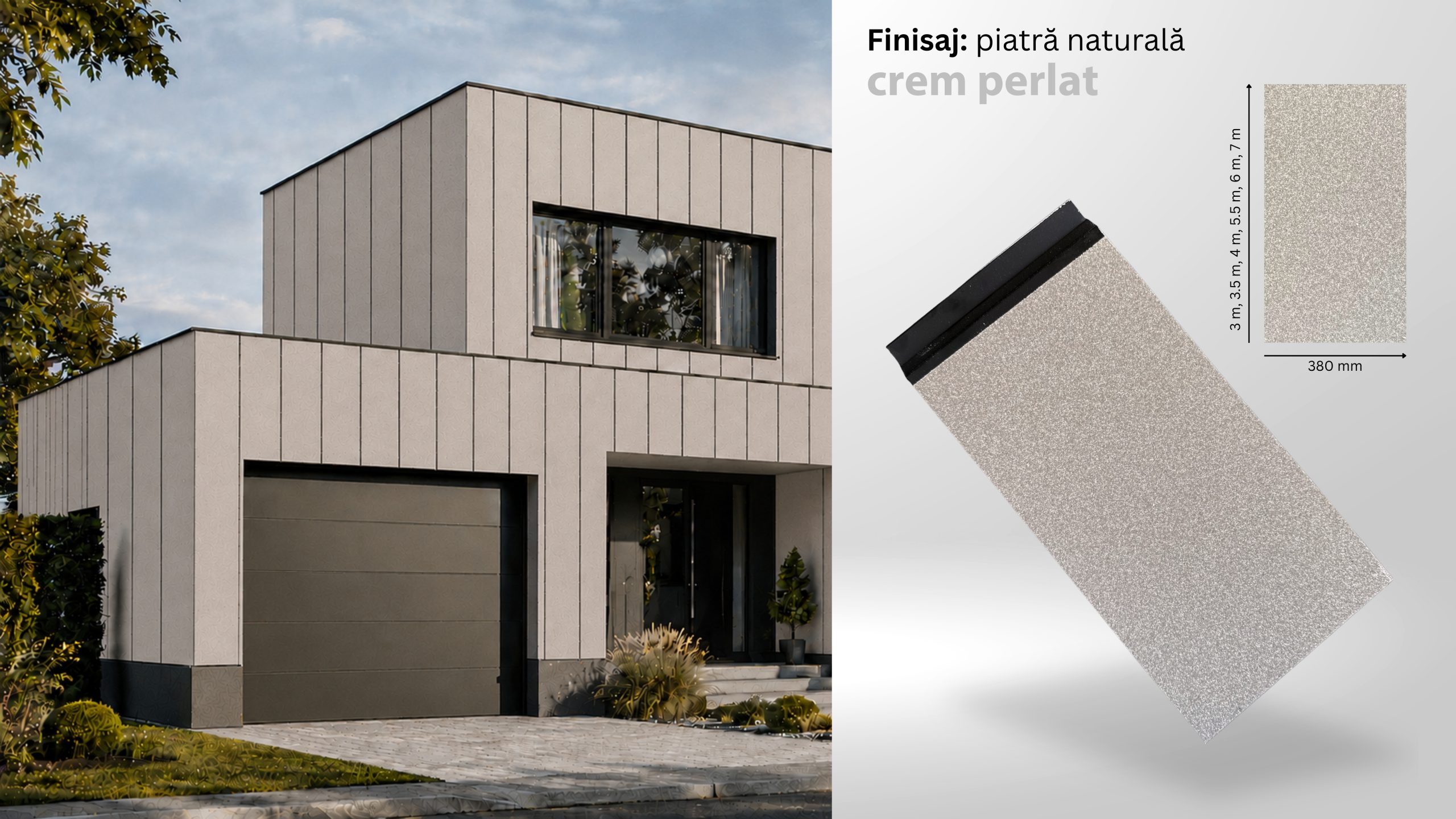 Textură granulată din piatră naturală crem perlat