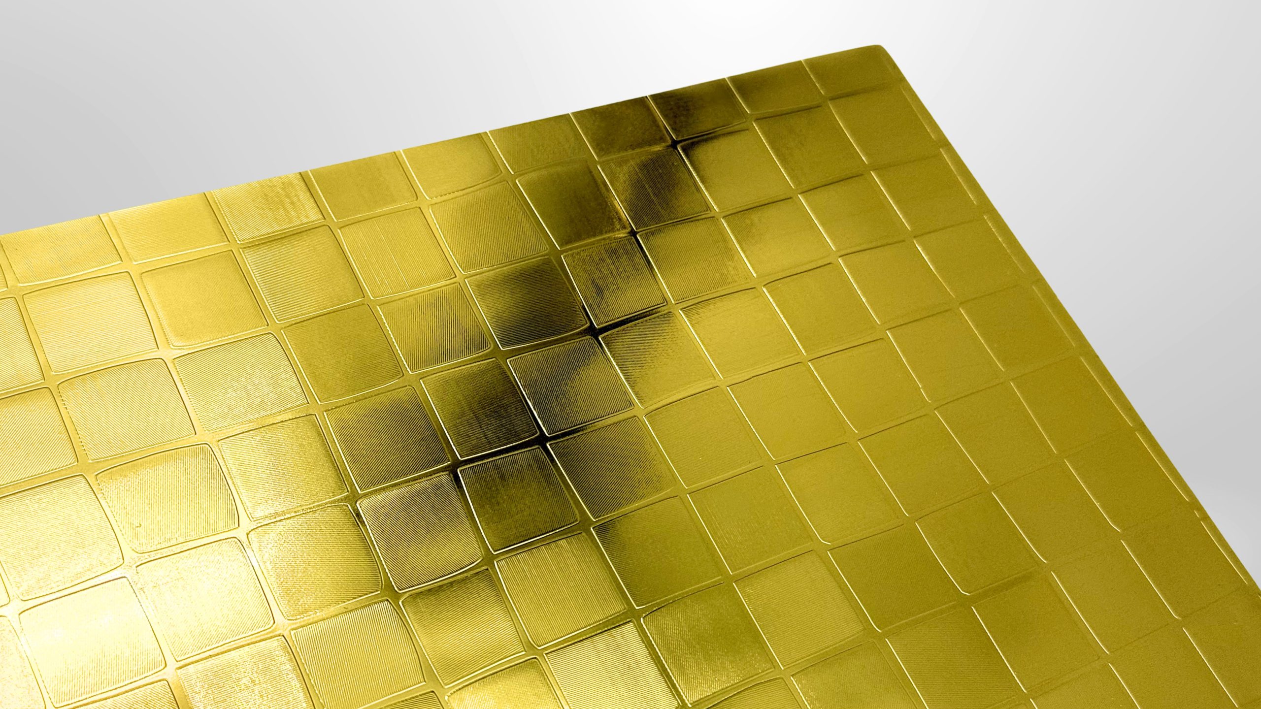 Autocolant decorativ autoadeziv mozaic auriu - 3000 x 1200 x 2.5 mm - imagine 3