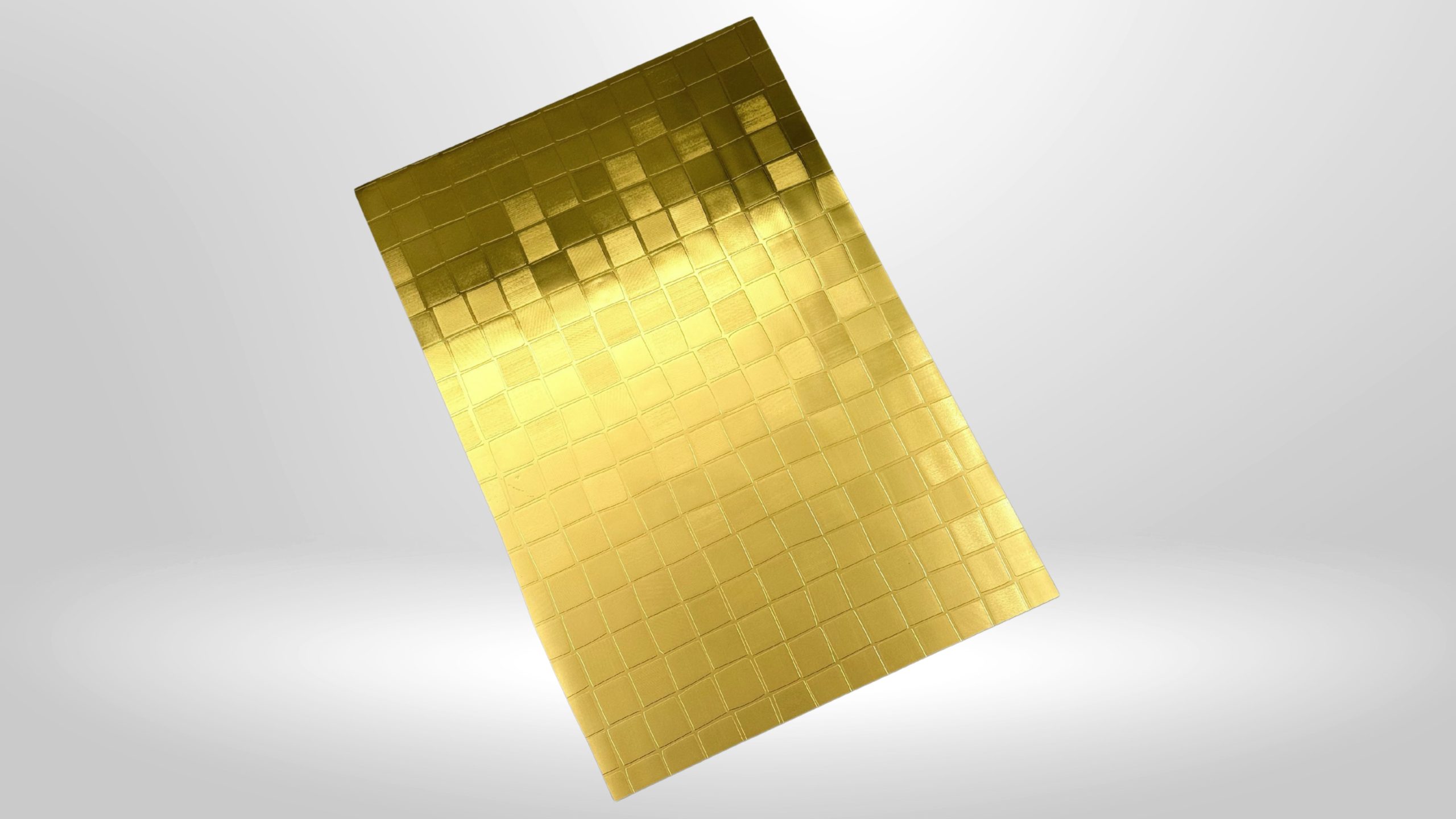 Autocolant decorativ autoadeziv mozaic auriu - 3000 x 1200 x 2.5 mm - imagine 2