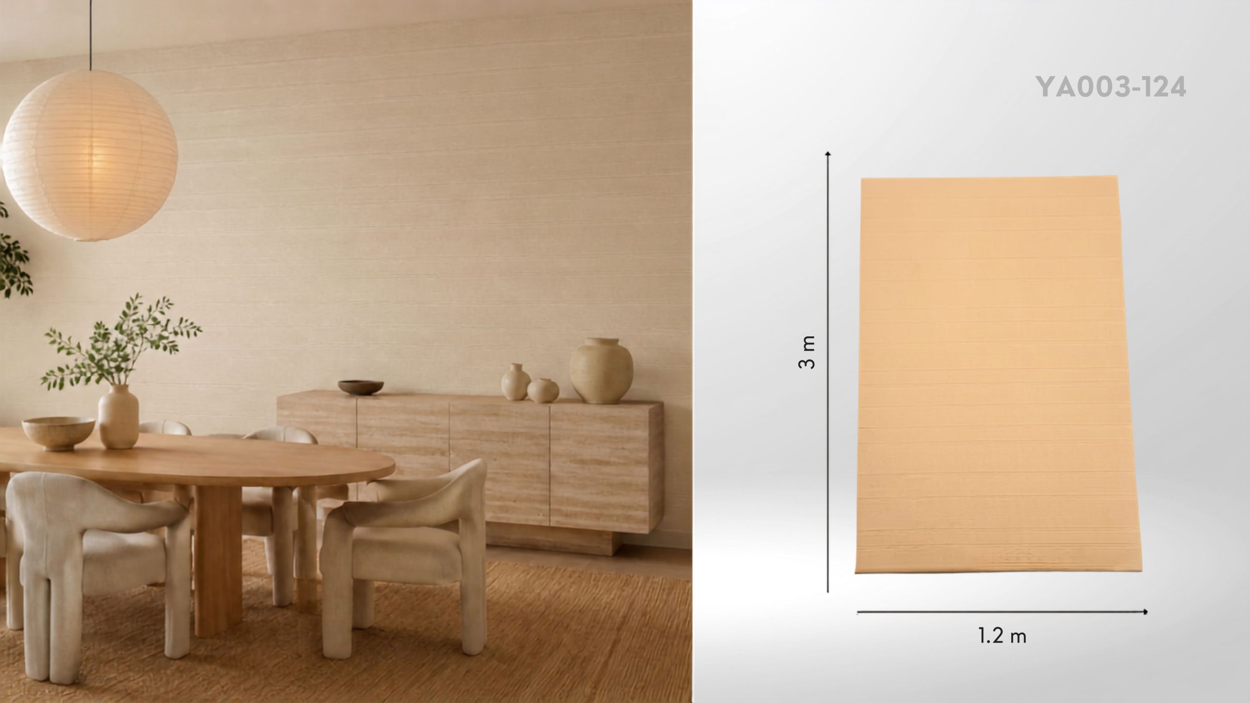 Autocolant decorativ autoadeziv linen sand – 1200 × 3000 × 2,5 mm