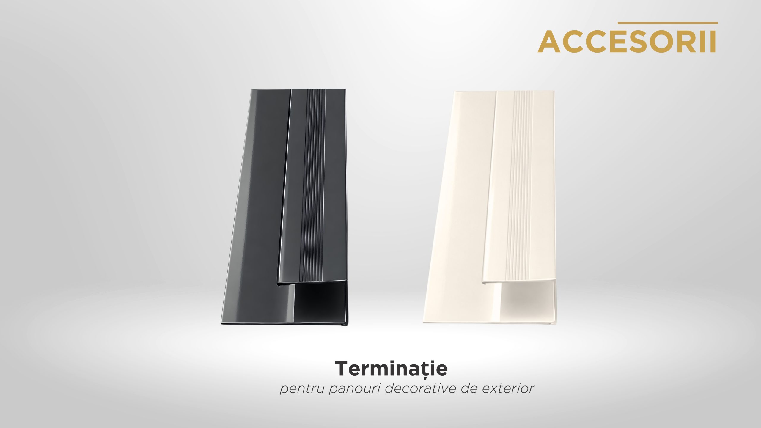 Terminație pentru panouri sandwich decorative de exterior