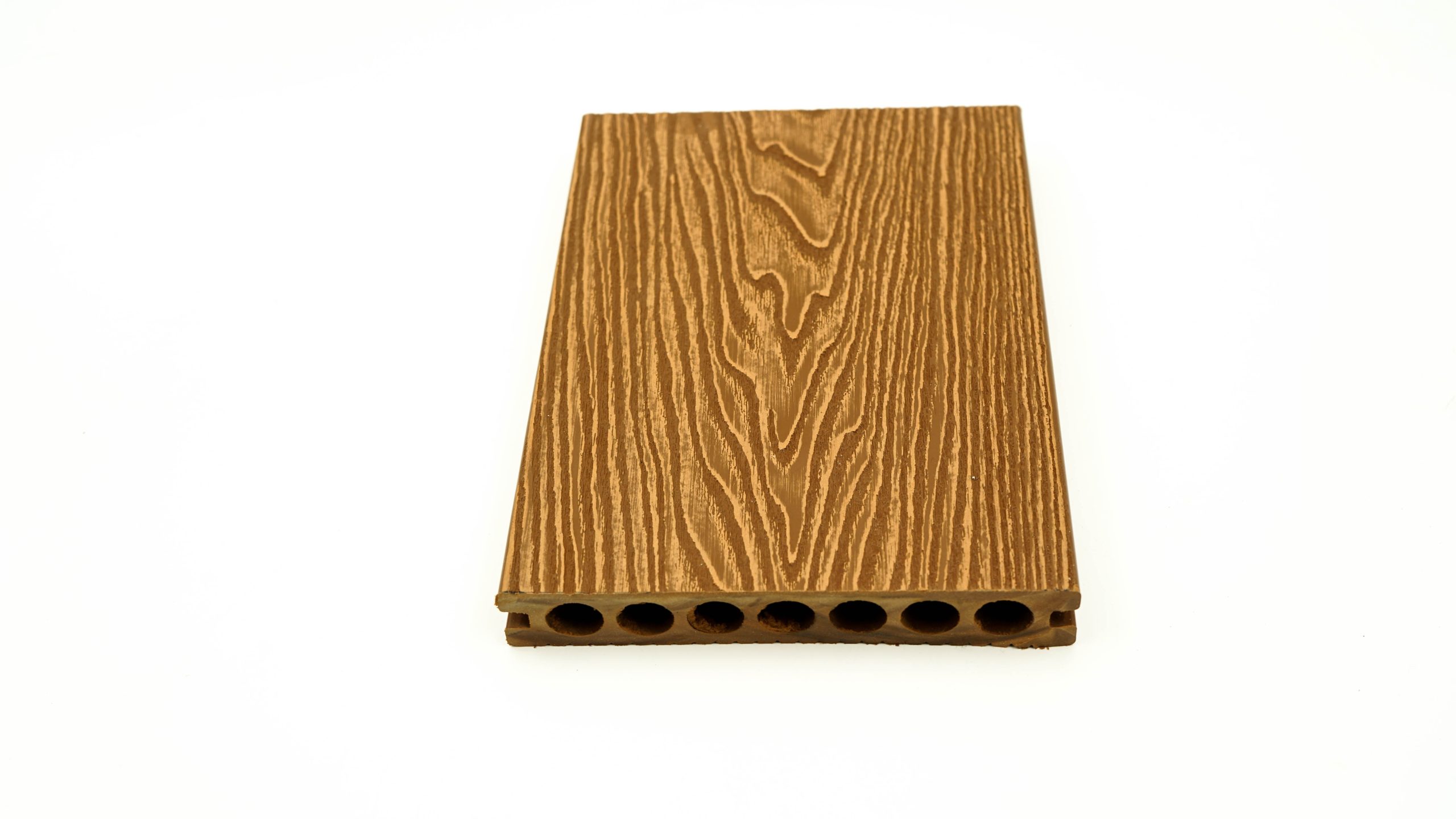 Decking WPC pentru exterior teak, 2900 x 148 x 23 mm - imagine 3