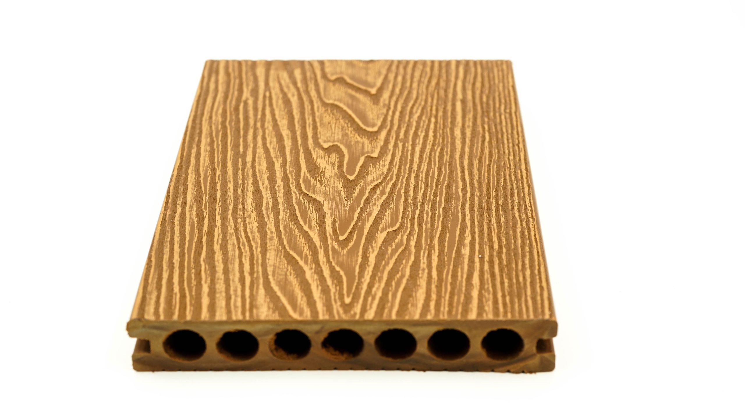 Decking WPC pentru exterior teak, 2900 x 148 x 23 mm - imagine 5