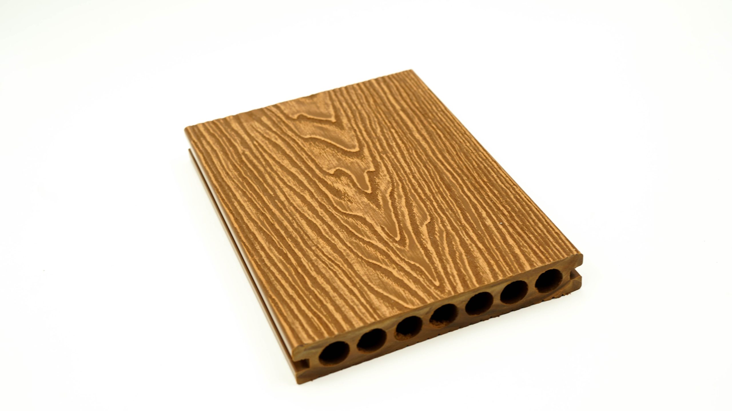 Decking WPC pentru exterior teak, 2900 x 148 x 23 mm - imagine 8