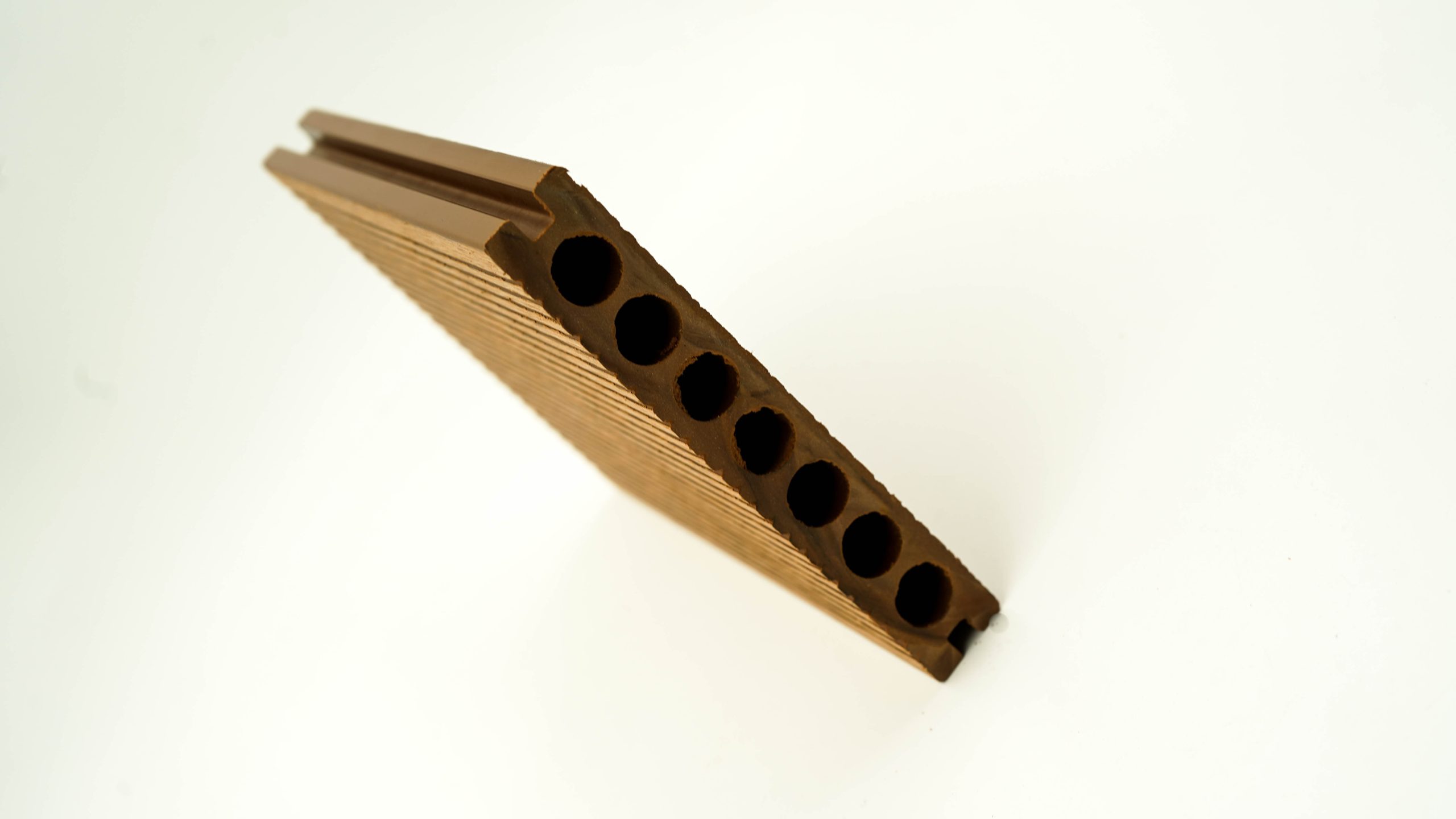 Decking WPC pentru exterior teak, 2900 x 148 x 23 mm - imagine 9