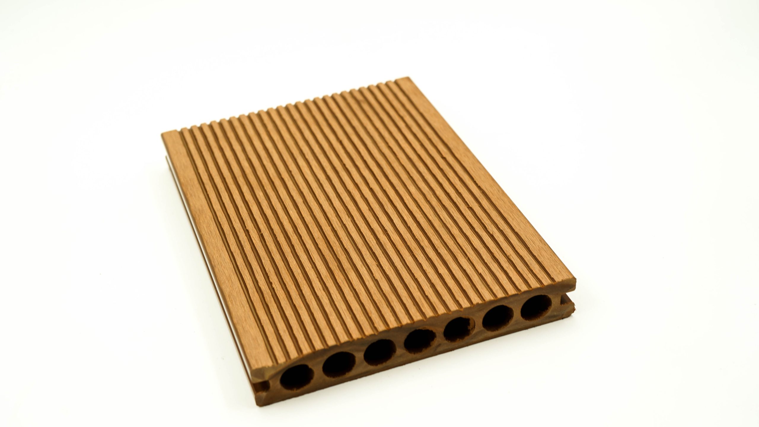 Decking WPC pentru exterior teak, 2900 x 148 x 23 mm - imagine 10